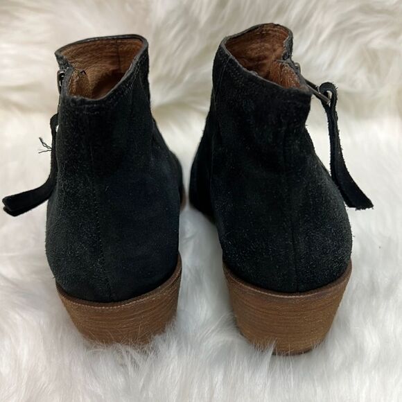 Madewell The Janice Boot in Black Suede Size 9 D21 - Picture 6 of 10